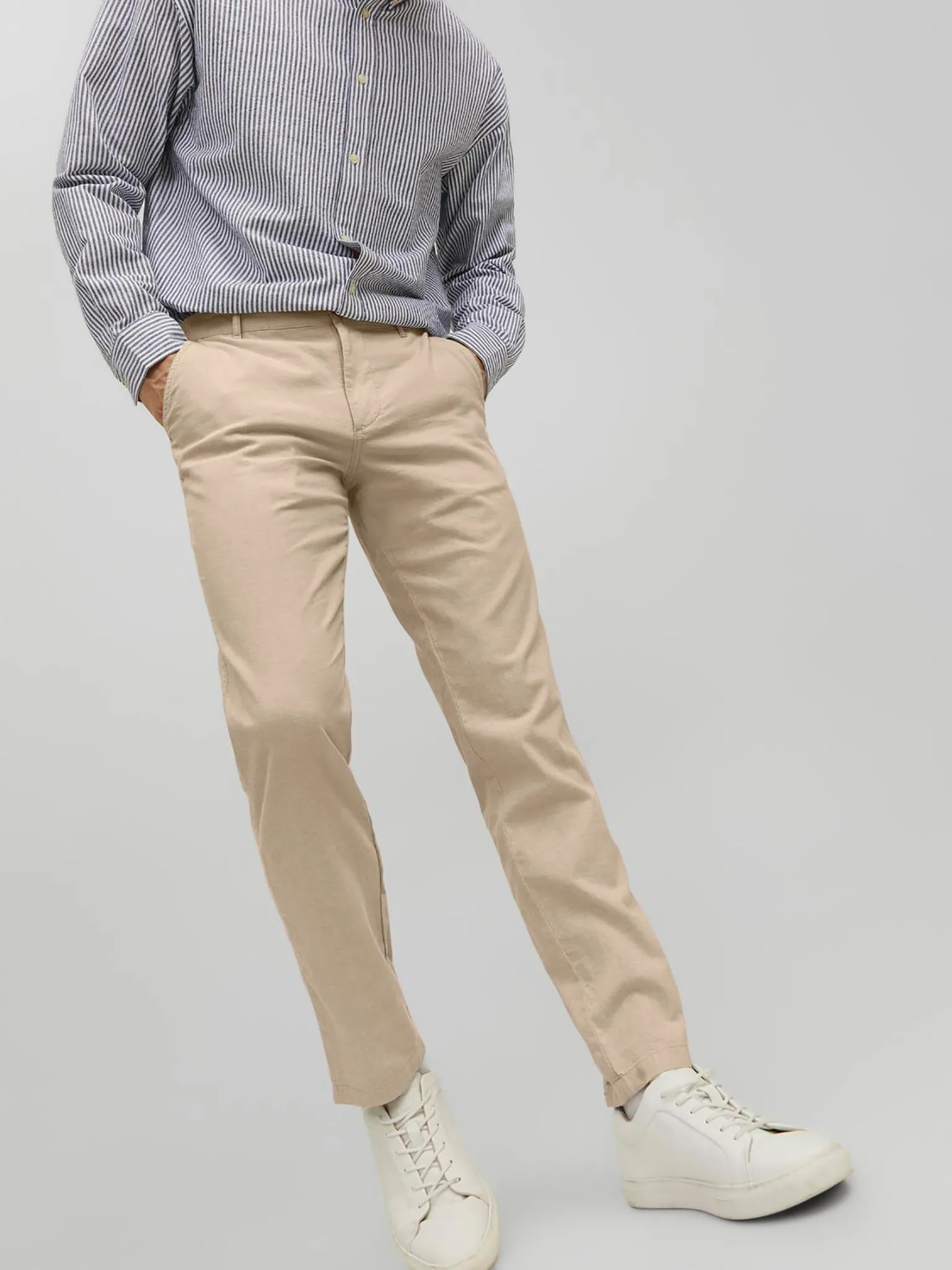 Ανδρικό παντελόνι JPSTOLLIE JJDAVE BREEZE CHINO 12229227 | 12229227