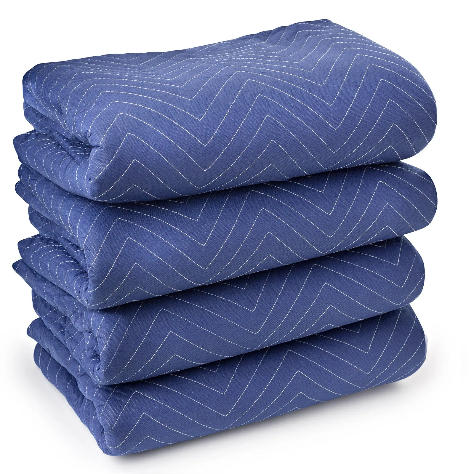 80"x72" Quilted Moving & Packing Blanket - Royal Blue by Sure-Max