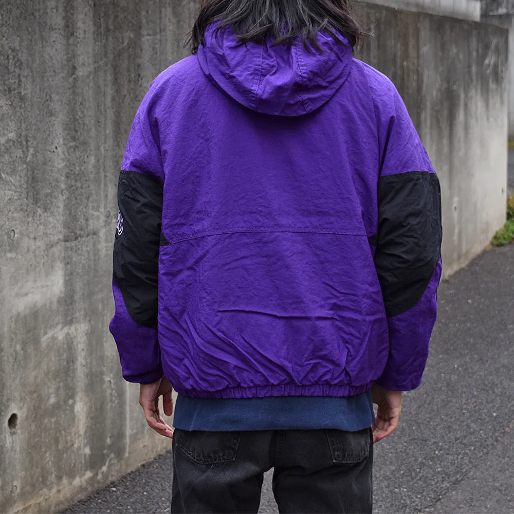 80’s adidas ナイスカラー！ 中綿入り フード付き ナイロンジャケット　240107