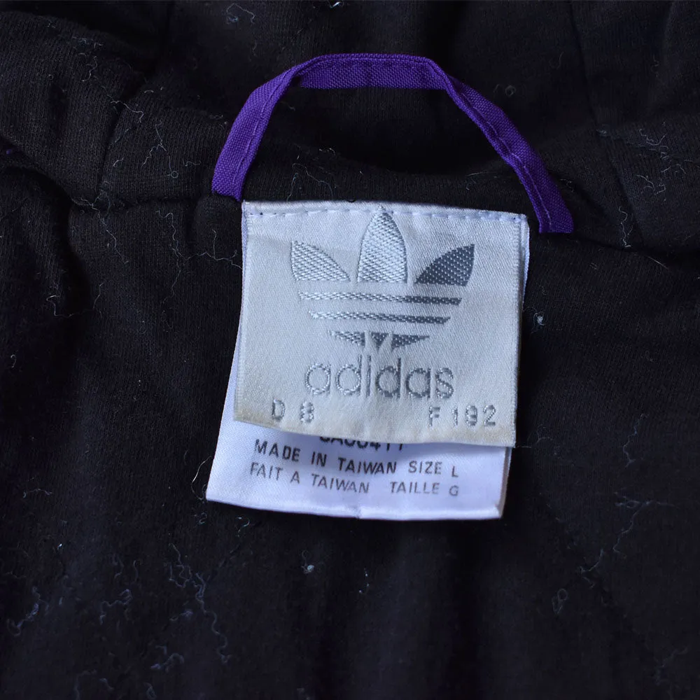 80’s adidas ナイスカラー！ 中綿入り フード付き ナイロンジャケット　240107