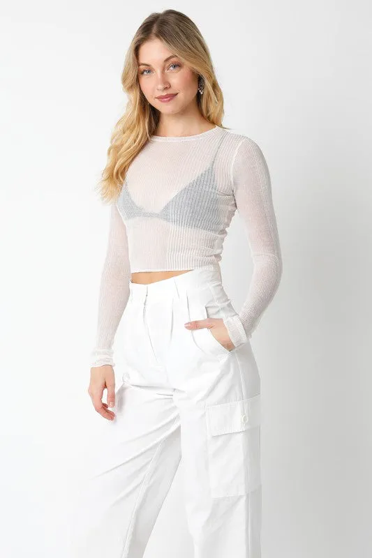 Alexis Sheer Top