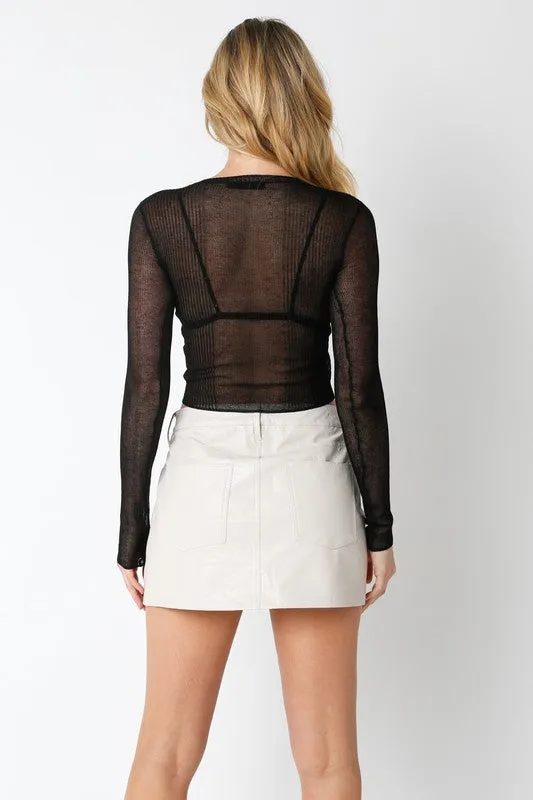 Alexis Sheer Top