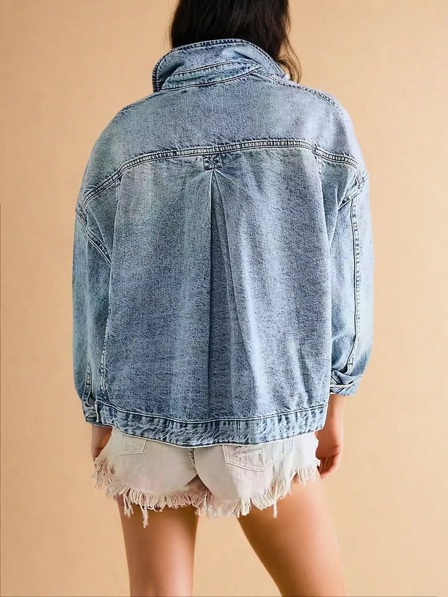 Aline | Comfortable Casual Denim Jacket