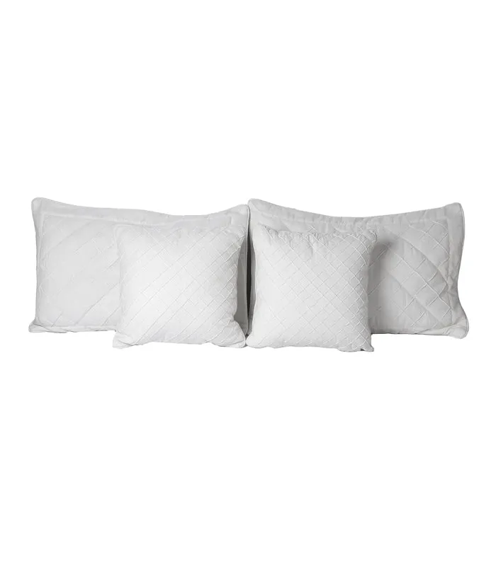 Astrid Ivory Diamond Bedcover Set