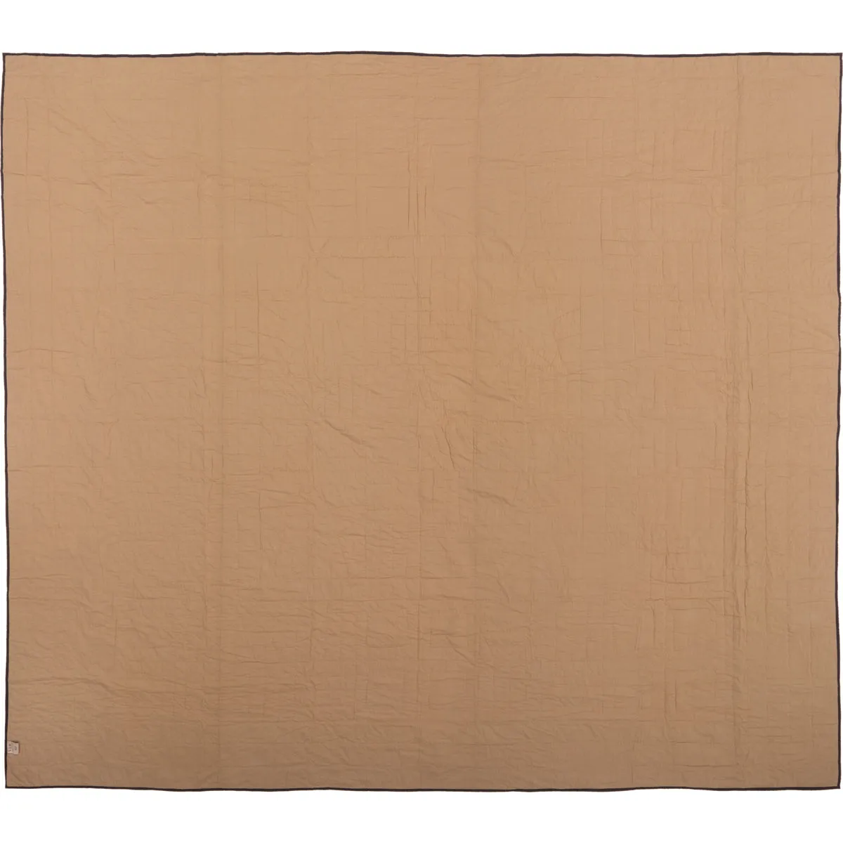 Black Check Star Luxury King Quilt 120Wx105L