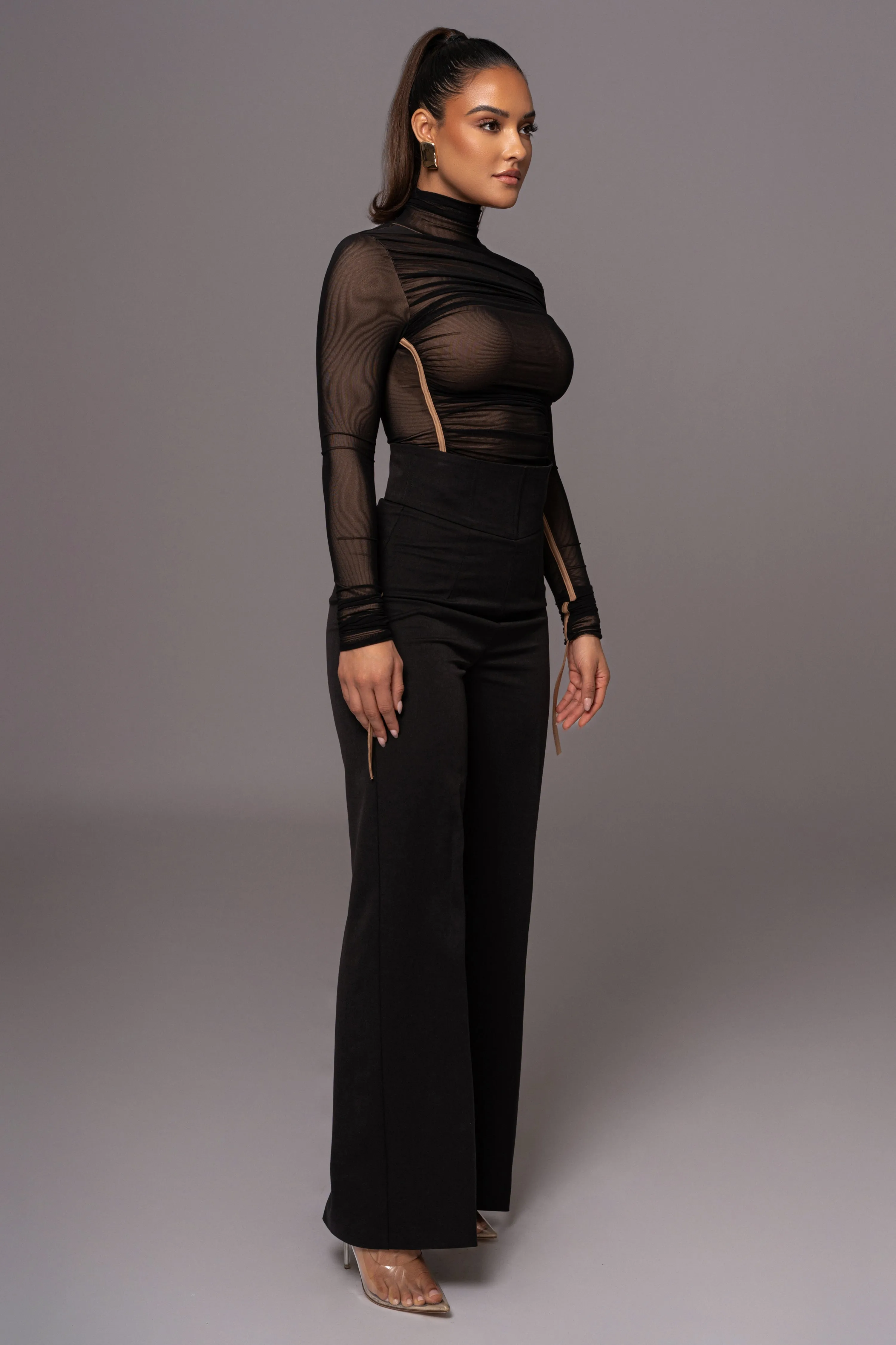 Black Novena Woven Pants