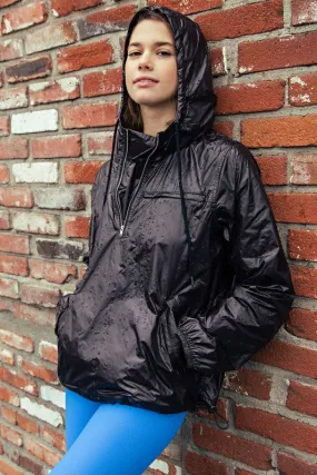 Black Windbreaker Jacket