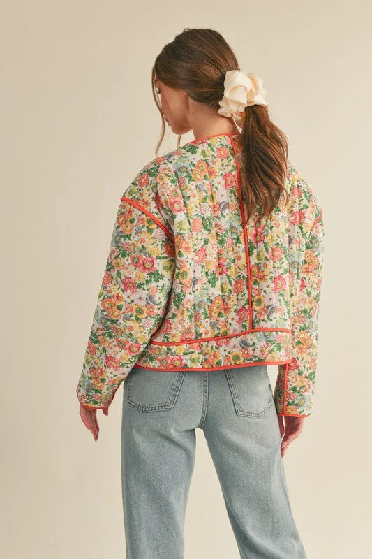 Blossom Bright Quilted Jacket