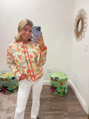Blossom Bright Quilted Jacket