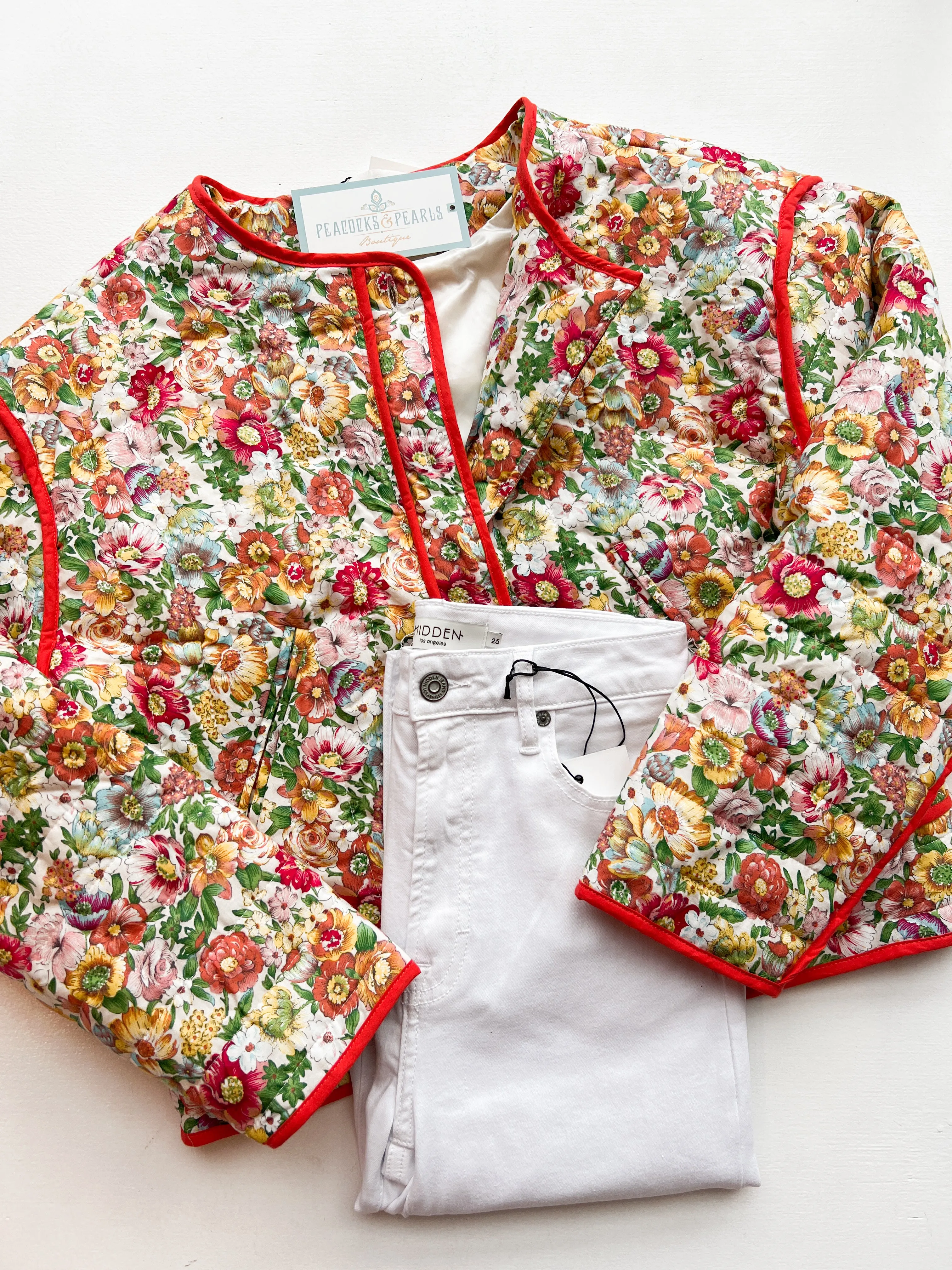 Blossom Bright Quilted Jacket