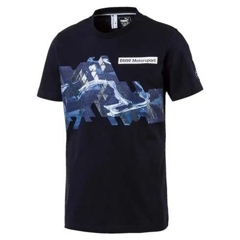 BMW T-shirt, Puma BMW Logo Graphic, Blue, 2017