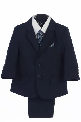 Boys Navy 5-Piece Suit - Little Gents - LT-3582N