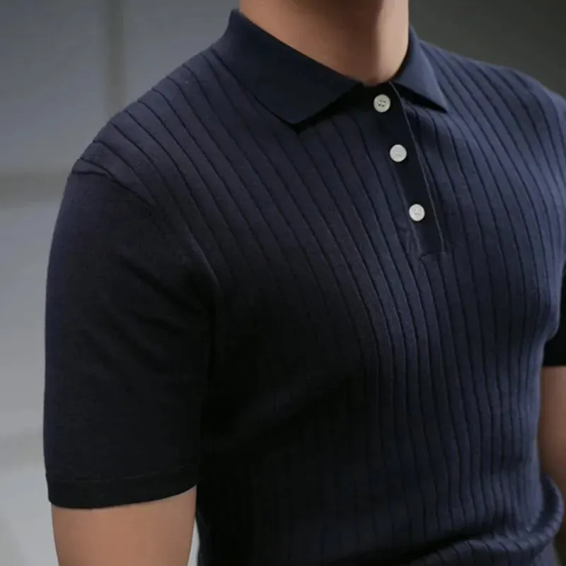 British polo collar t-shirt