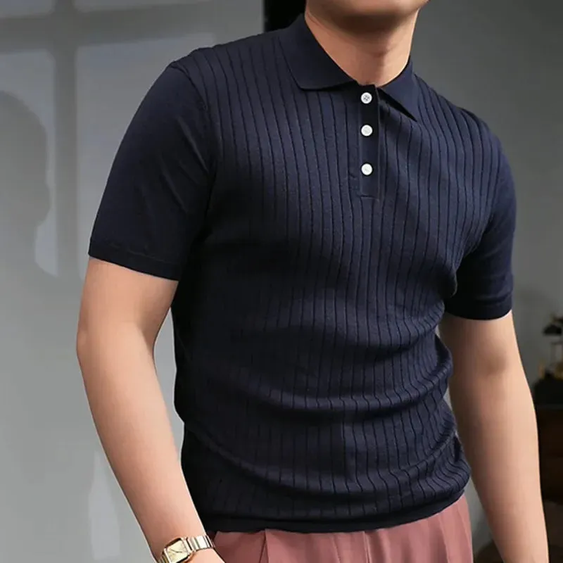British polo collar t-shirt
