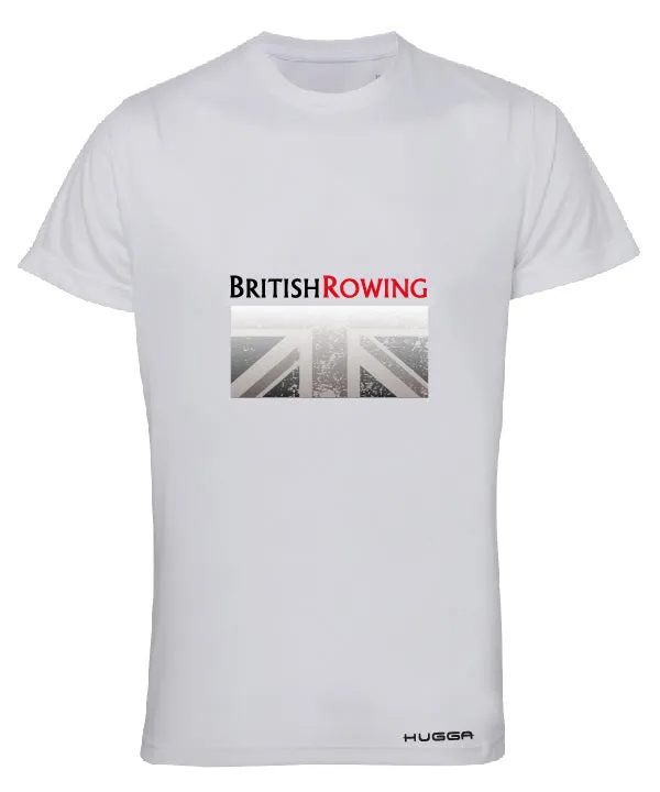 BRITISH ROWING PRINTED PERFORMANCE T-SHIRT