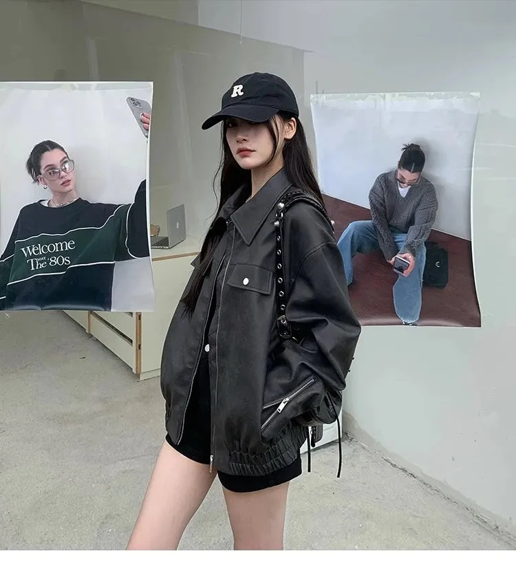 Brown Jacket New Fashion Streetwear