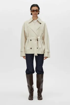 Camilla & Marc, Neroli Short Trench | Alabaster