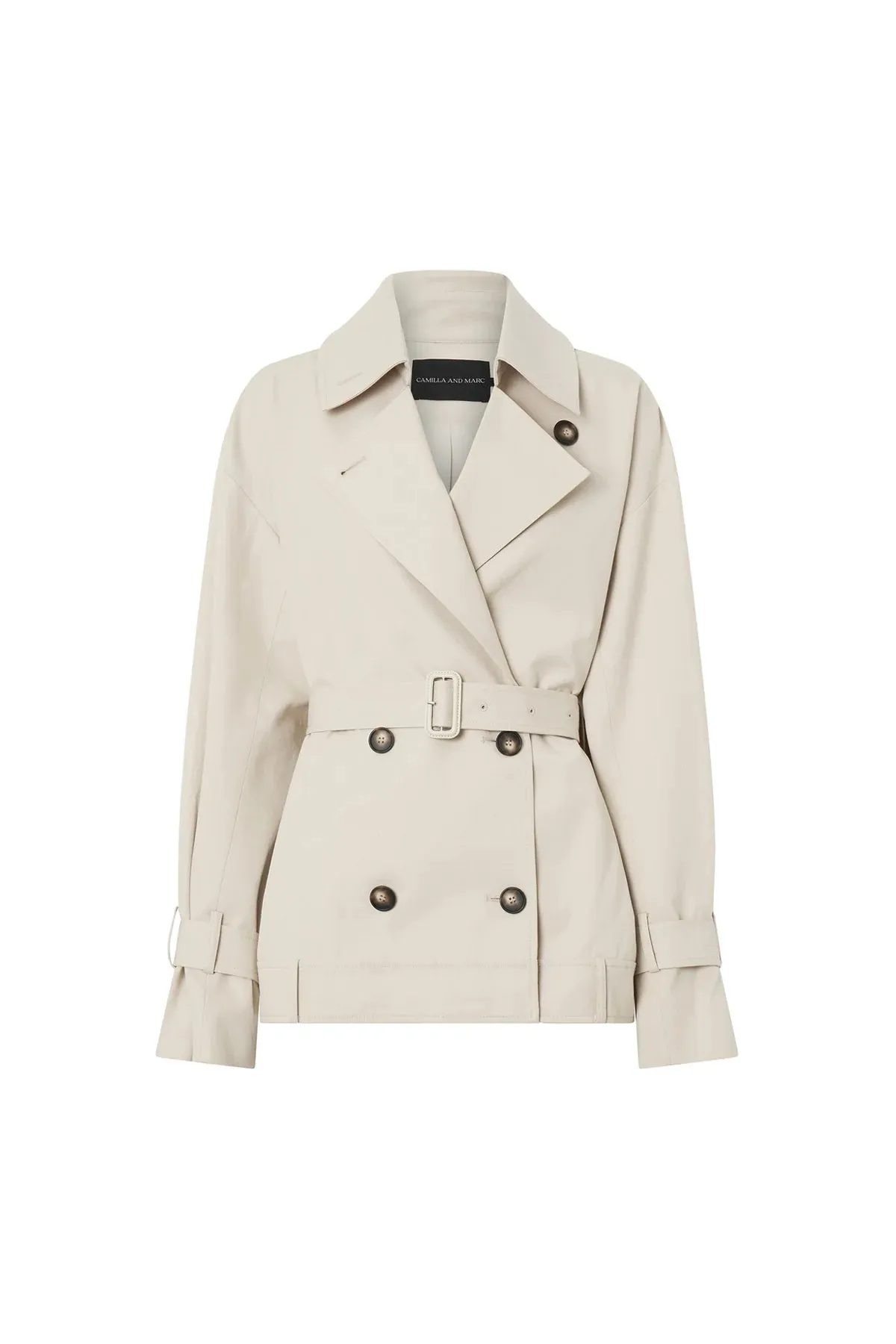 Camilla & Marc, Neroli Short Trench | Alabaster