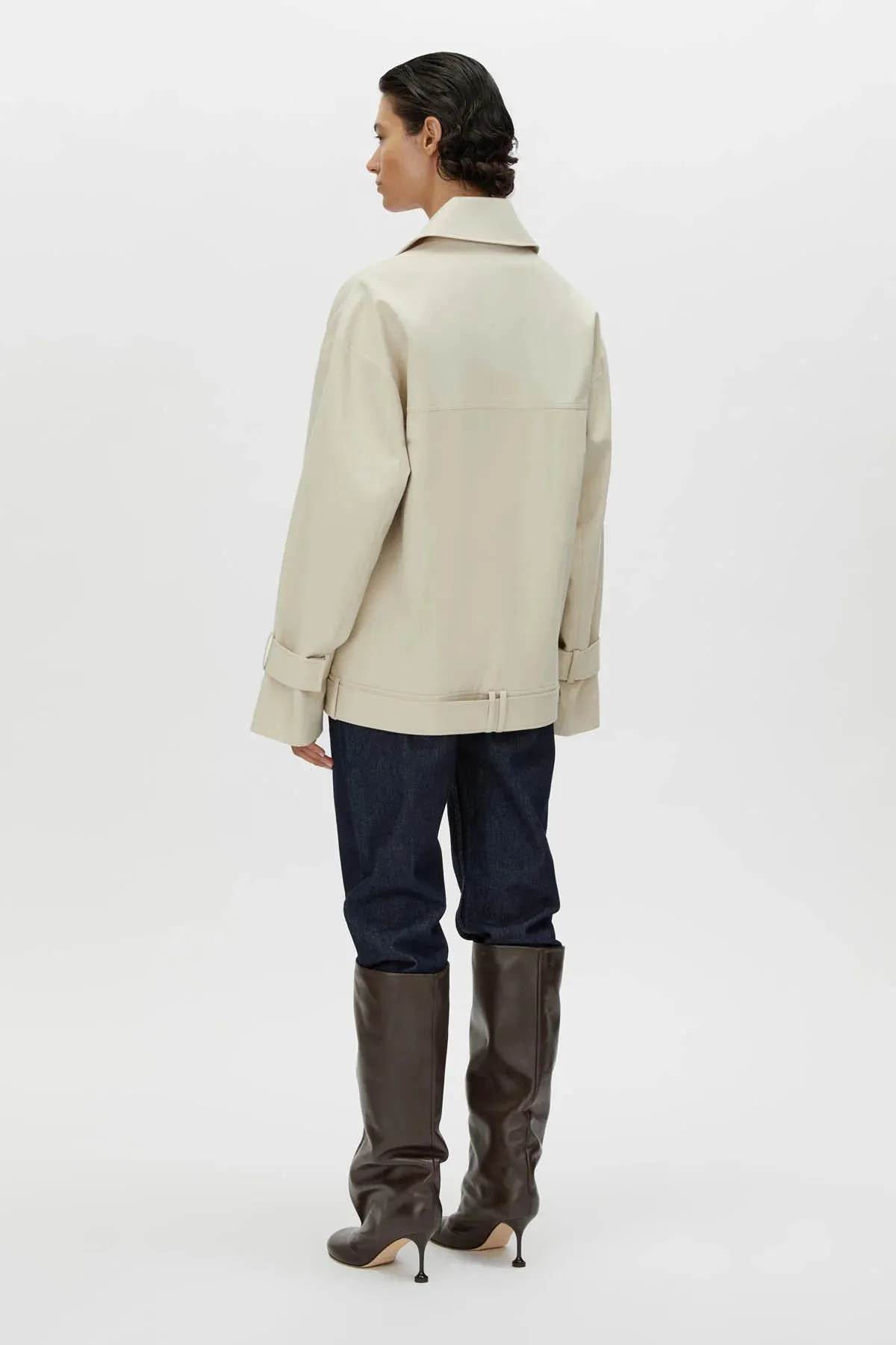 Camilla & Marc, Neroli Short Trench | Alabaster