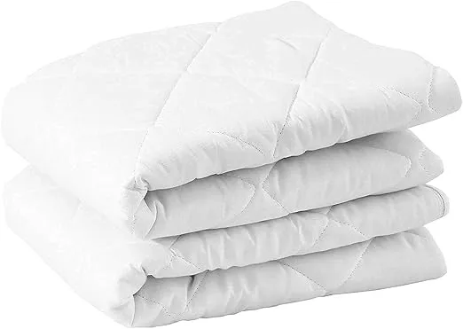 CAN Quilted Pillow Covers (Zippered Cases, Set Of 2, 50x70 cm, White)