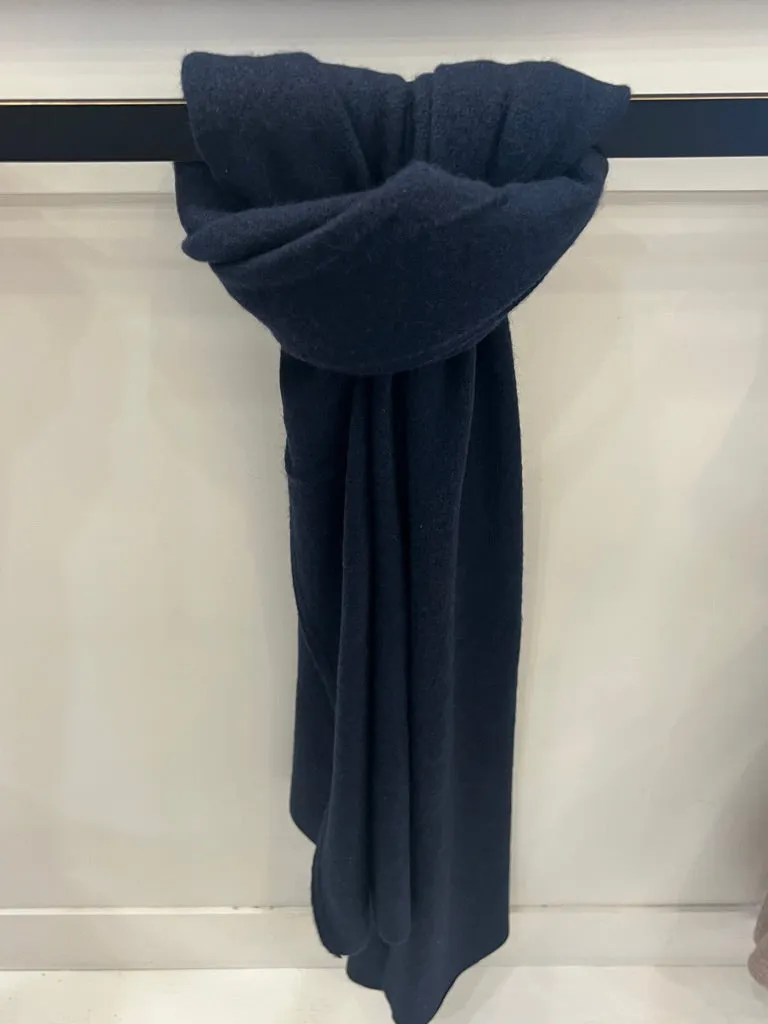 Cashmere Scarf Deep Navy