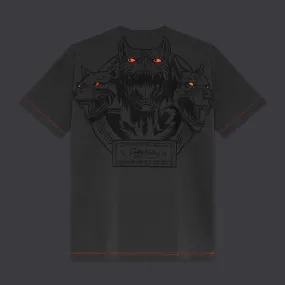 Cerberus Over Kimono Tee Grey