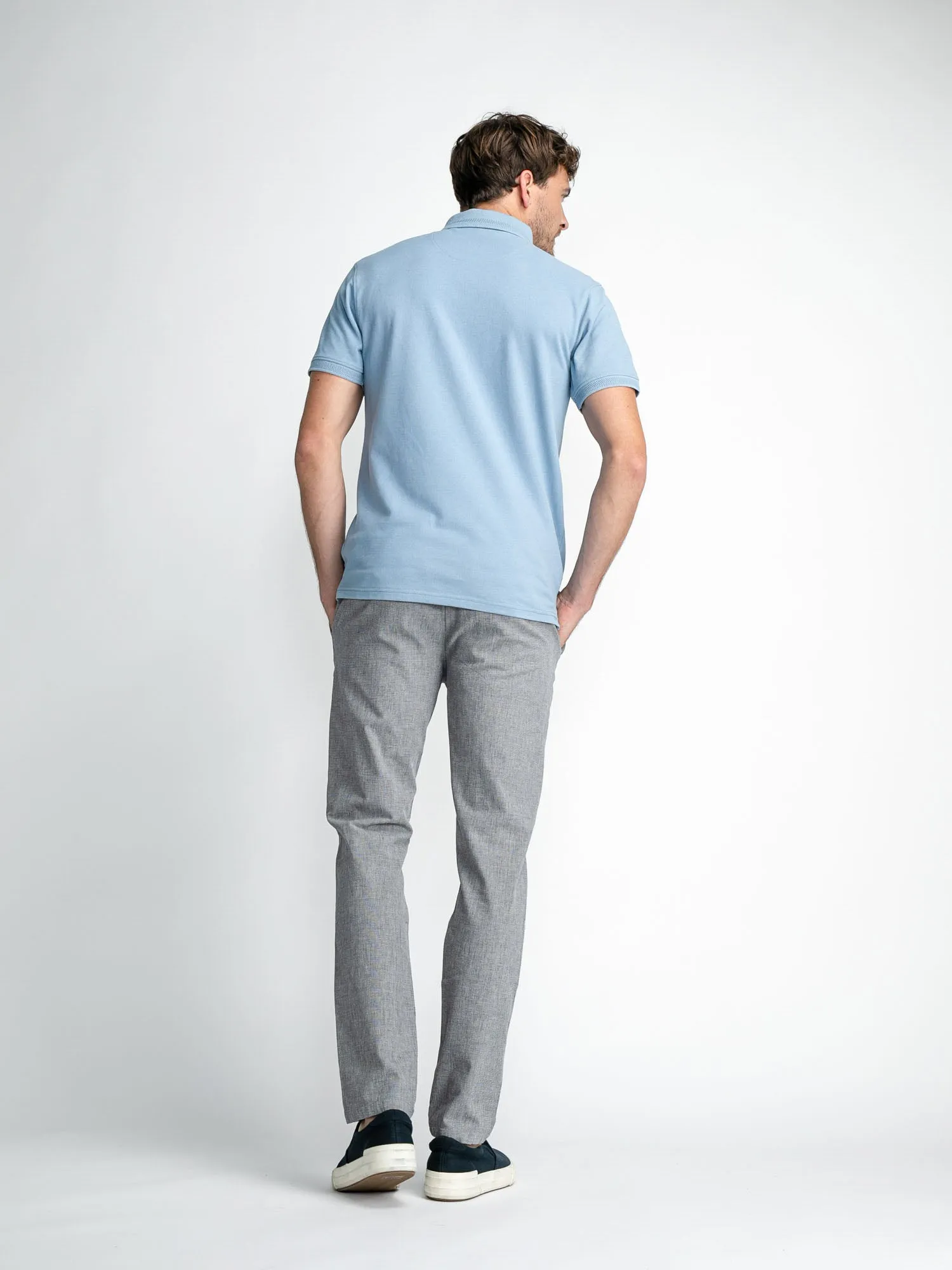 Chinos with drawstring