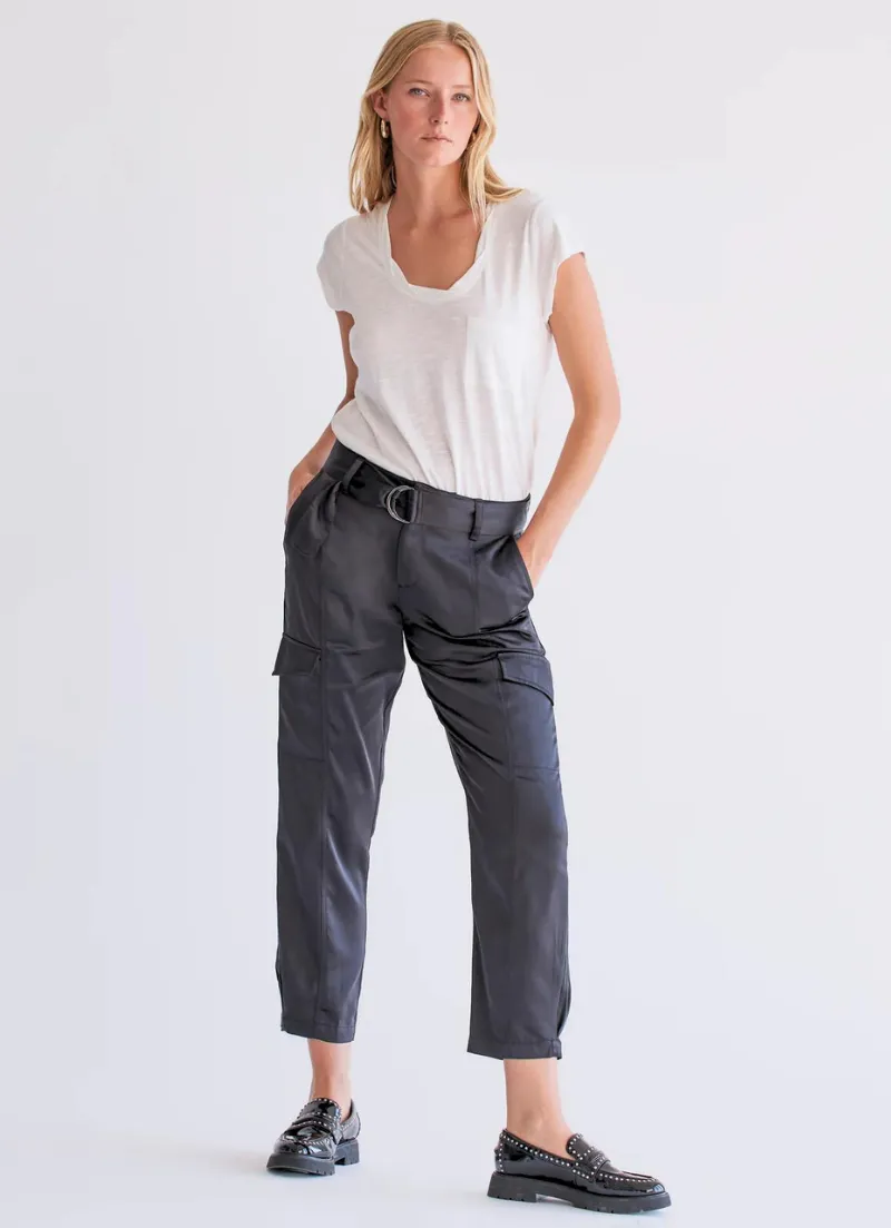 Classy Cargo Trouser Satin
