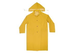 CLC R105L 2 Piece Heavyweight PVC Trench Coat, Yellow, Large