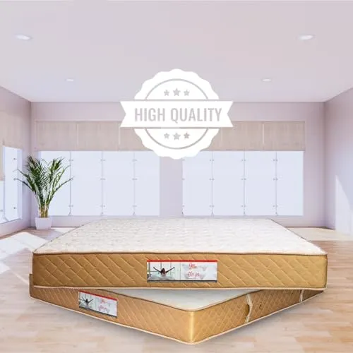 COCOFOAM Bonnel Spring Orthopedic Mattress for Superior Back Care (78x72x6)