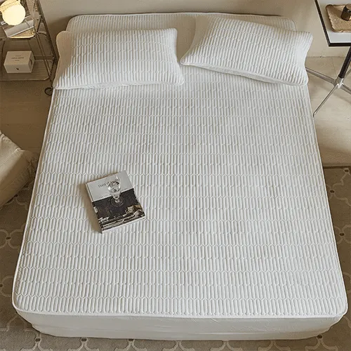 Comfortable Thicken Quilted Quilting Fitted Sheets,M003