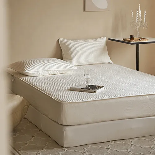 Comfortable Thicken Quilted Quilting Fitted Sheets,M003