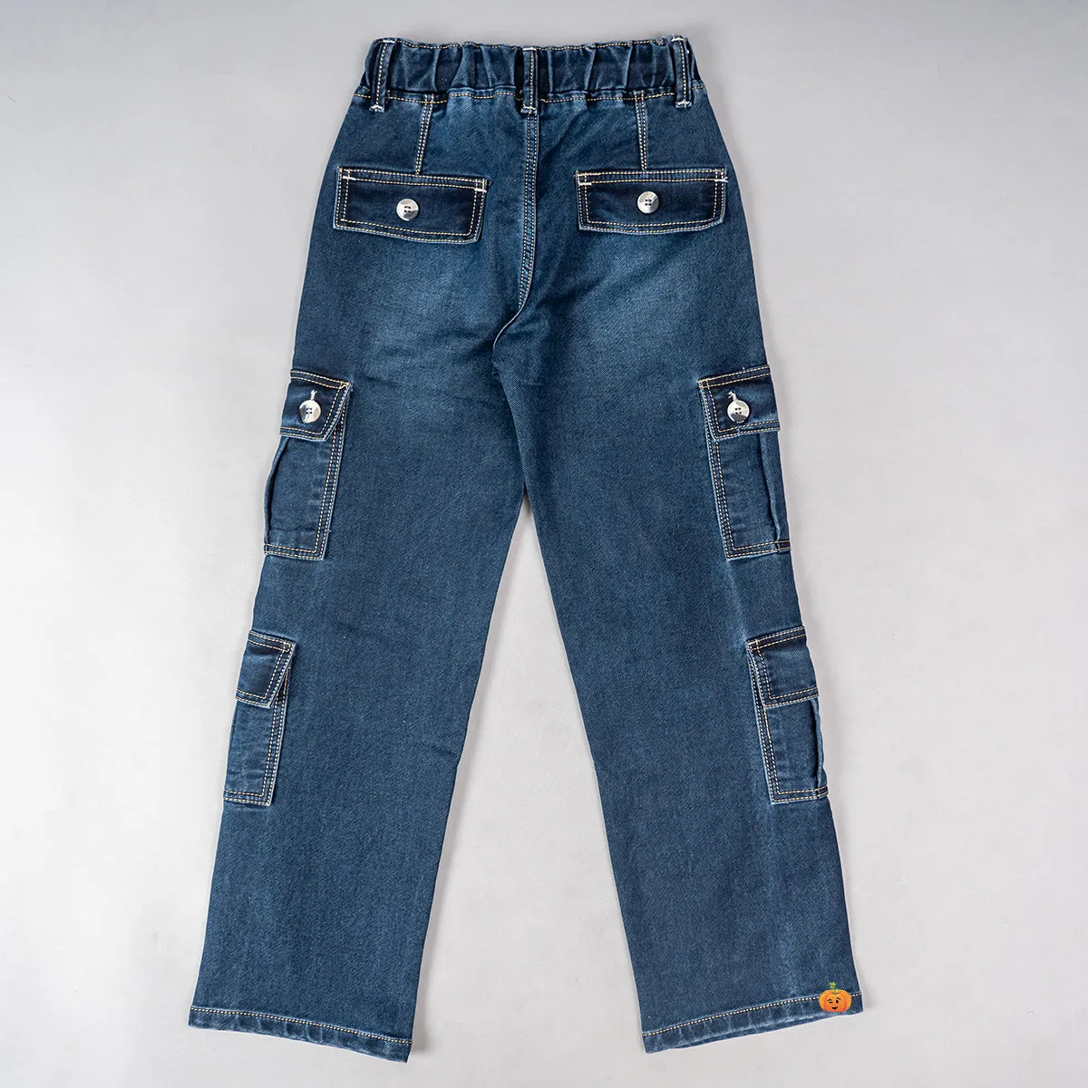 Denim Cargo Boys Pants
