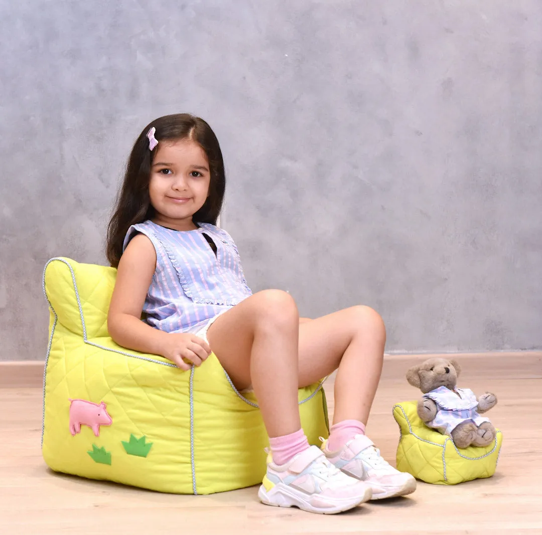 Farm Animal Doll Bean Chair