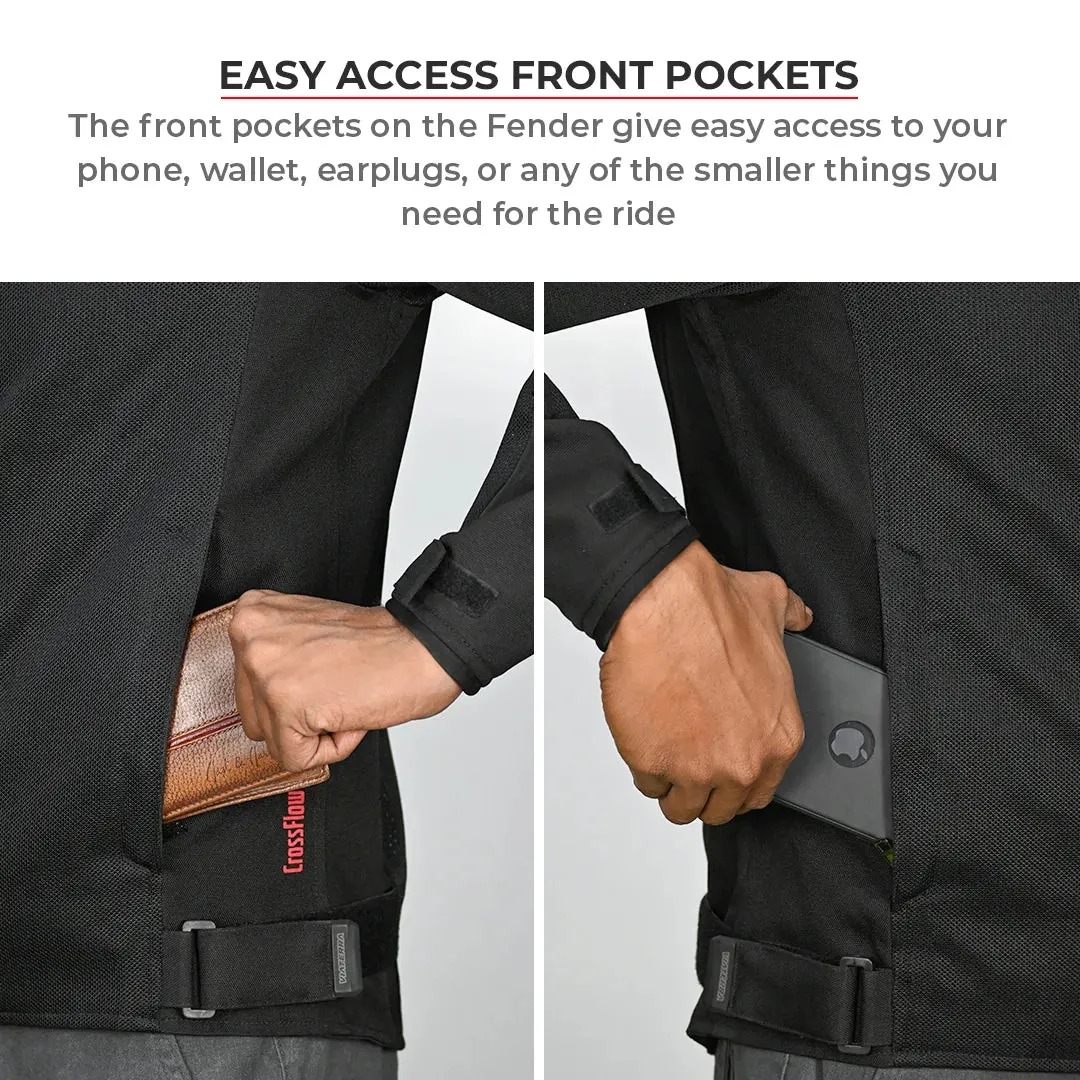 FENDER – URBAN MESH RIDING JACKET with base layer
