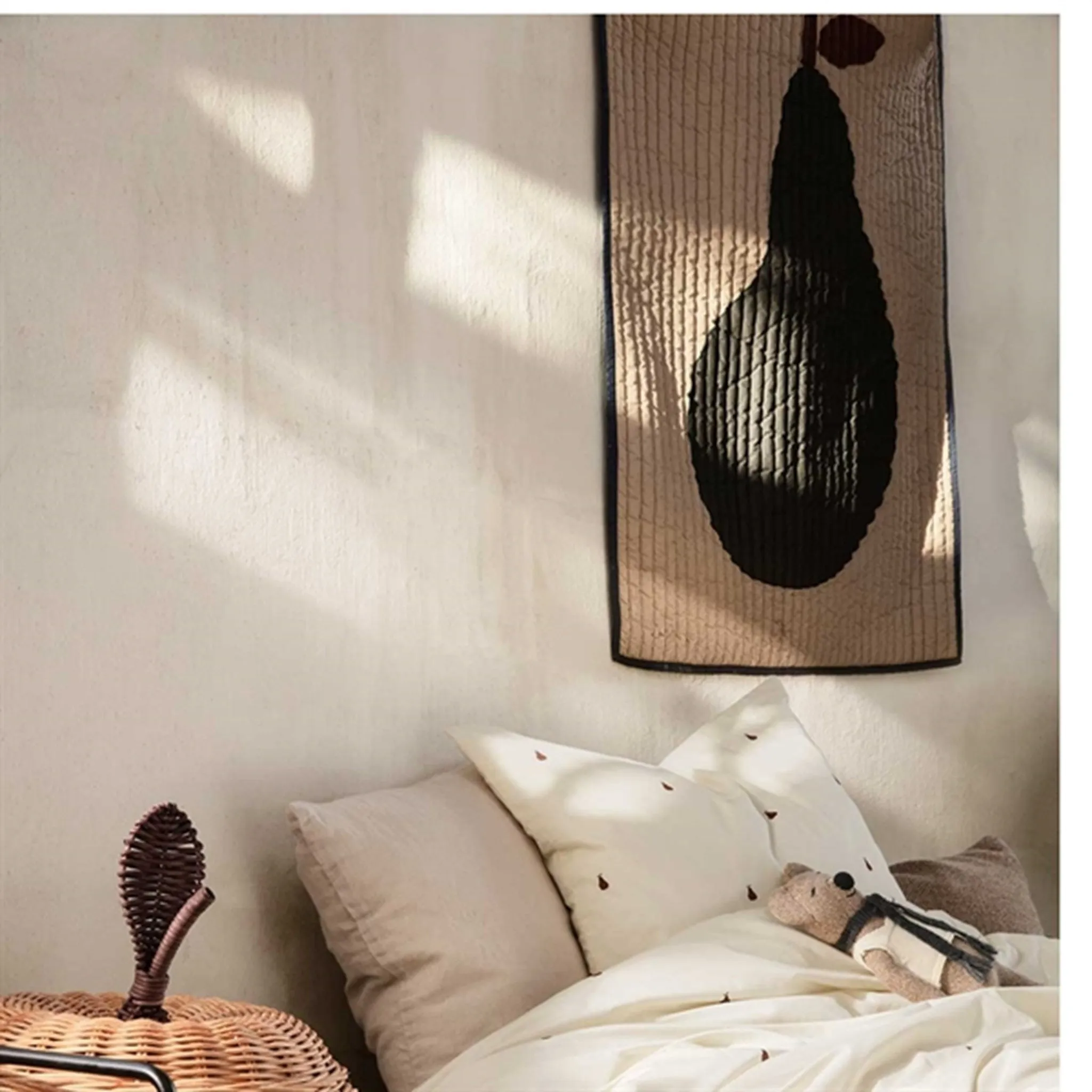 Ferm Living Pear Quilted Blanket Sand