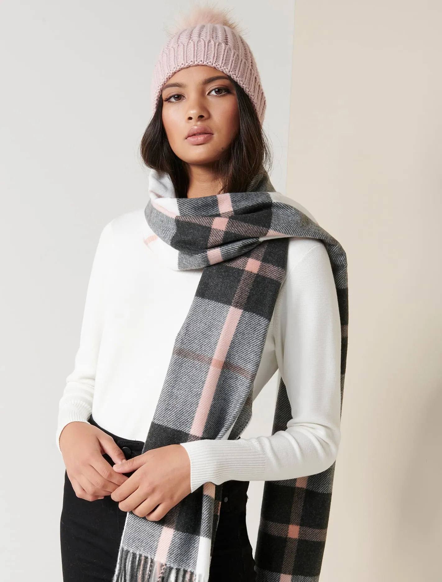 Florence Check Scarf