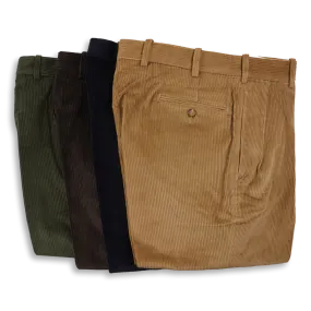 Forward Pleated Corduroys