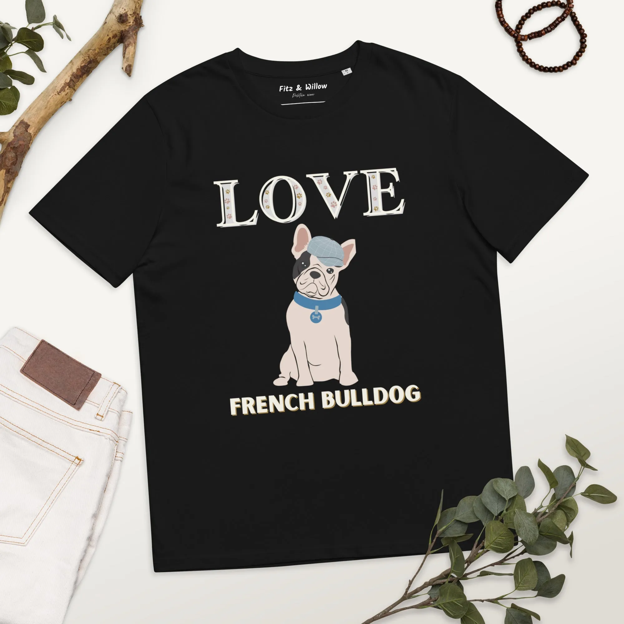 French Bulldog organic cotton tee