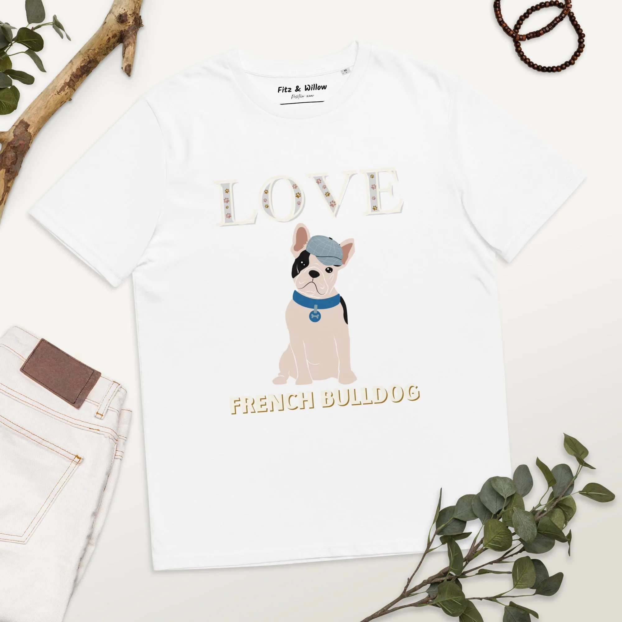 French Bulldog organic cotton tee