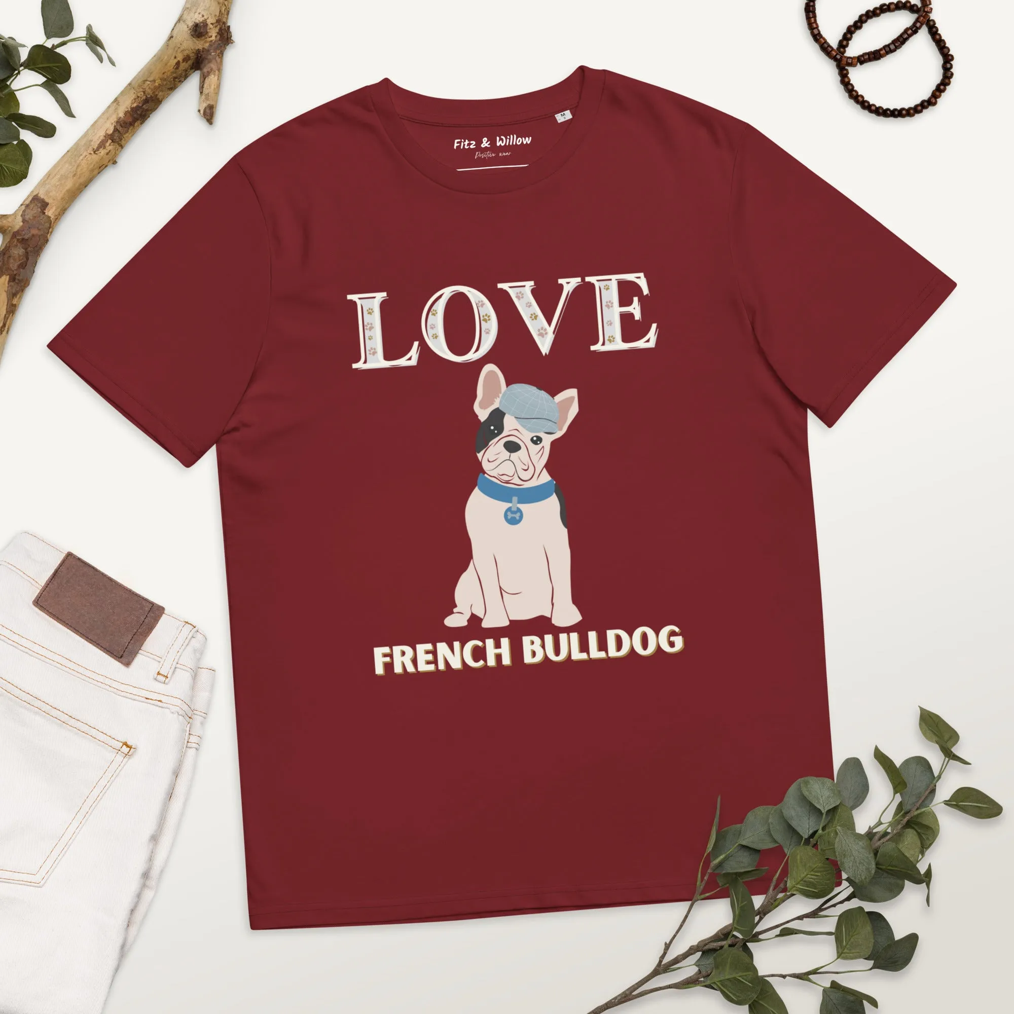 French Bulldog organic cotton tee