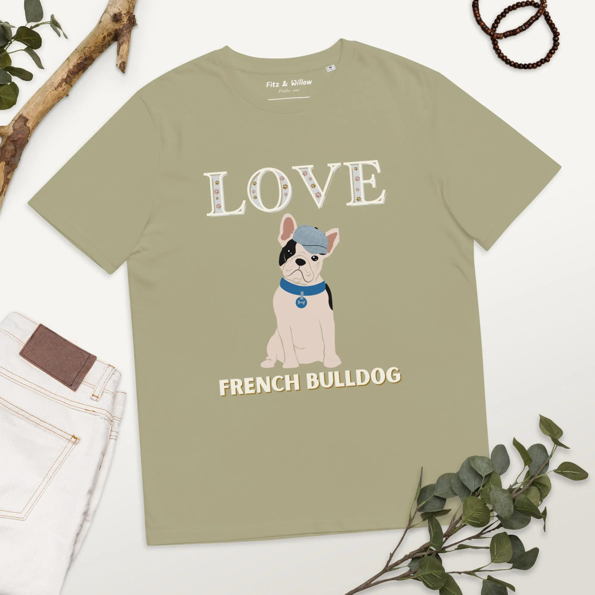 French Bulldog organic cotton tee