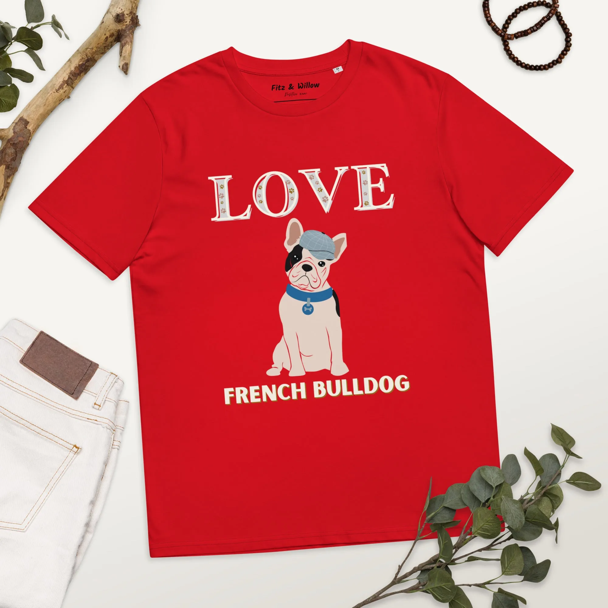 French Bulldog organic cotton tee