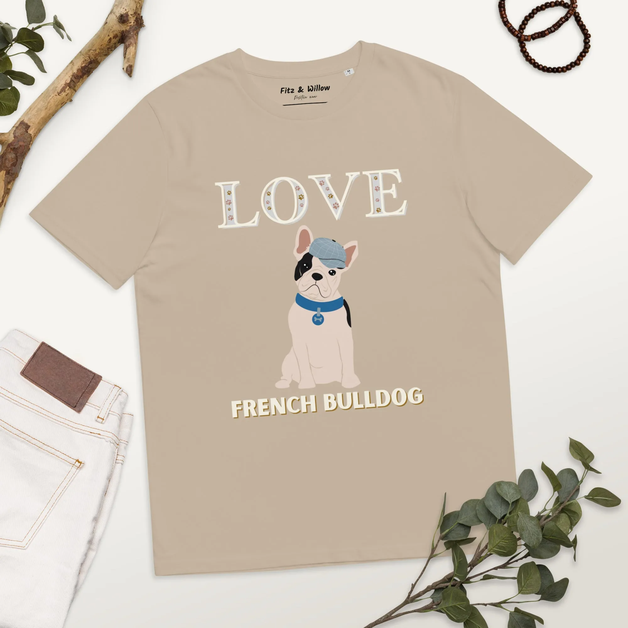 French Bulldog organic cotton tee