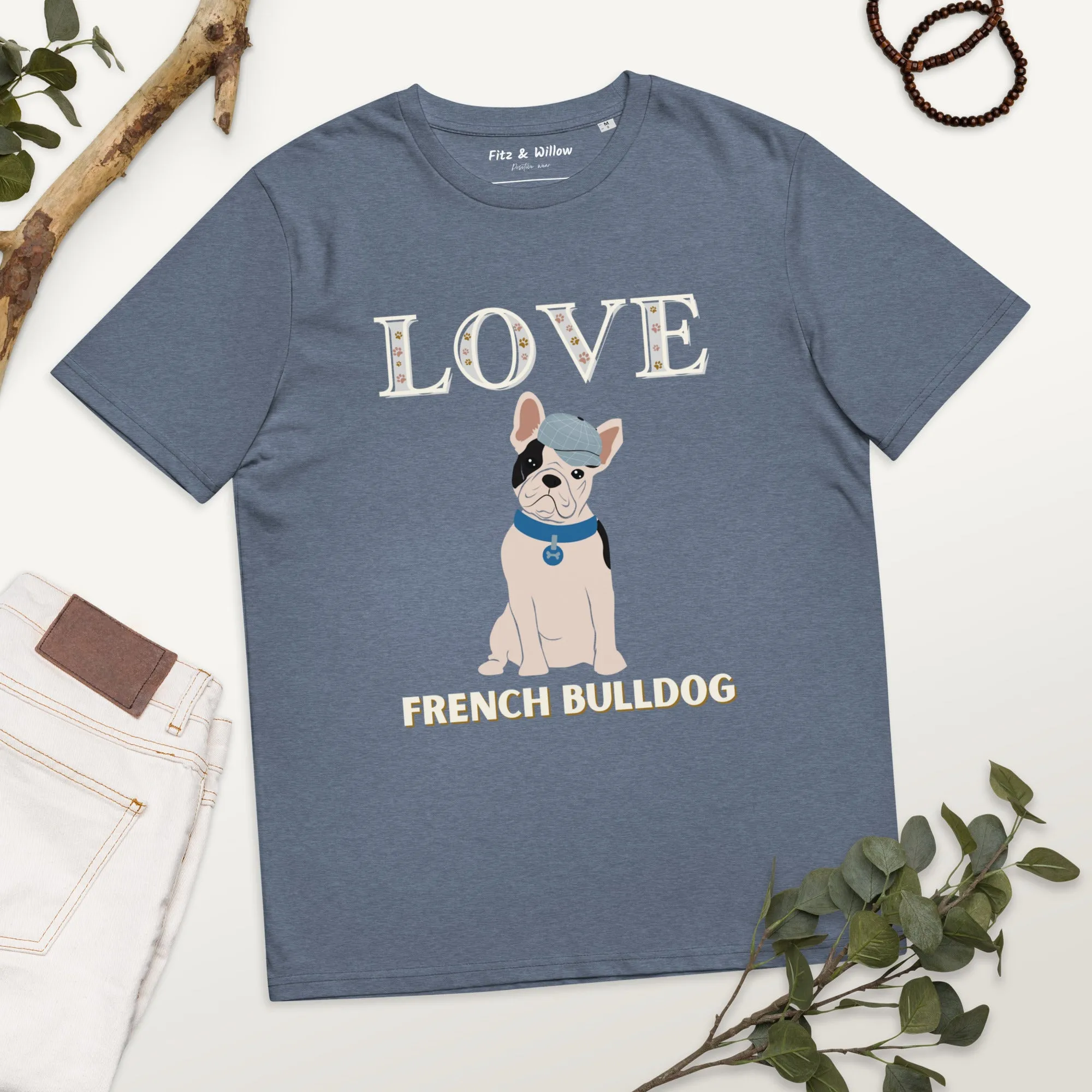 French Bulldog organic cotton tee