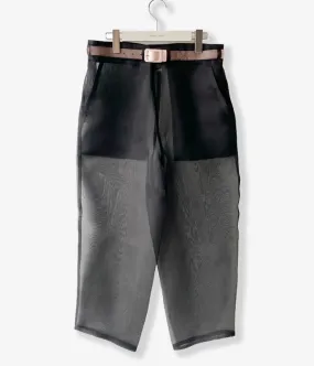 FUMIKA_UCHIDA/ORGANZA OVER PANTS(BLACK)