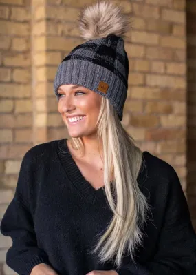 Grey Buffalo Plaid Hat