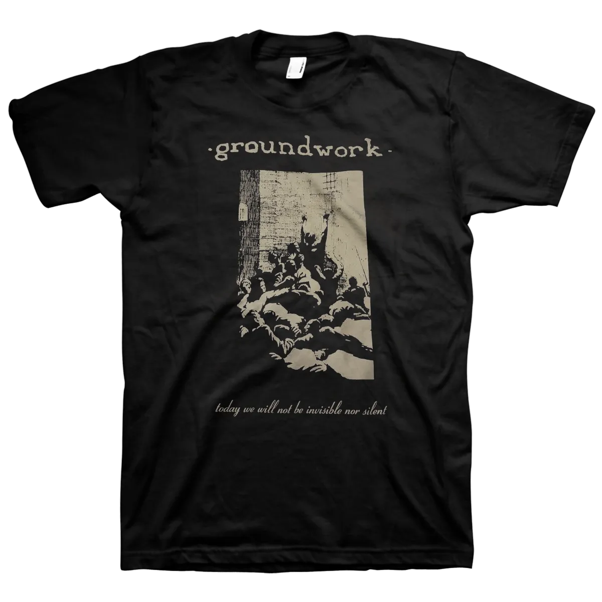 Groundwork "LP Cover" Black T-Shirt