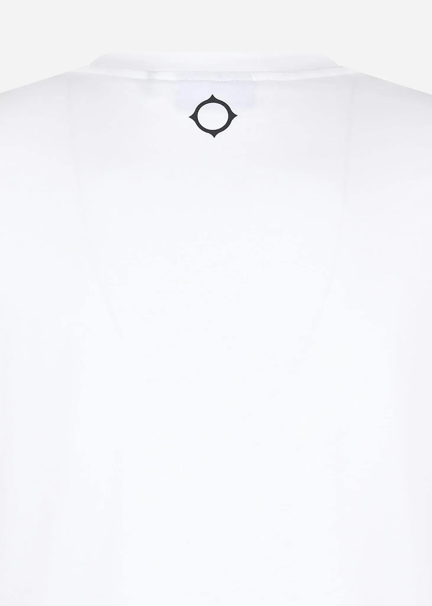 Half body print tee - optic white