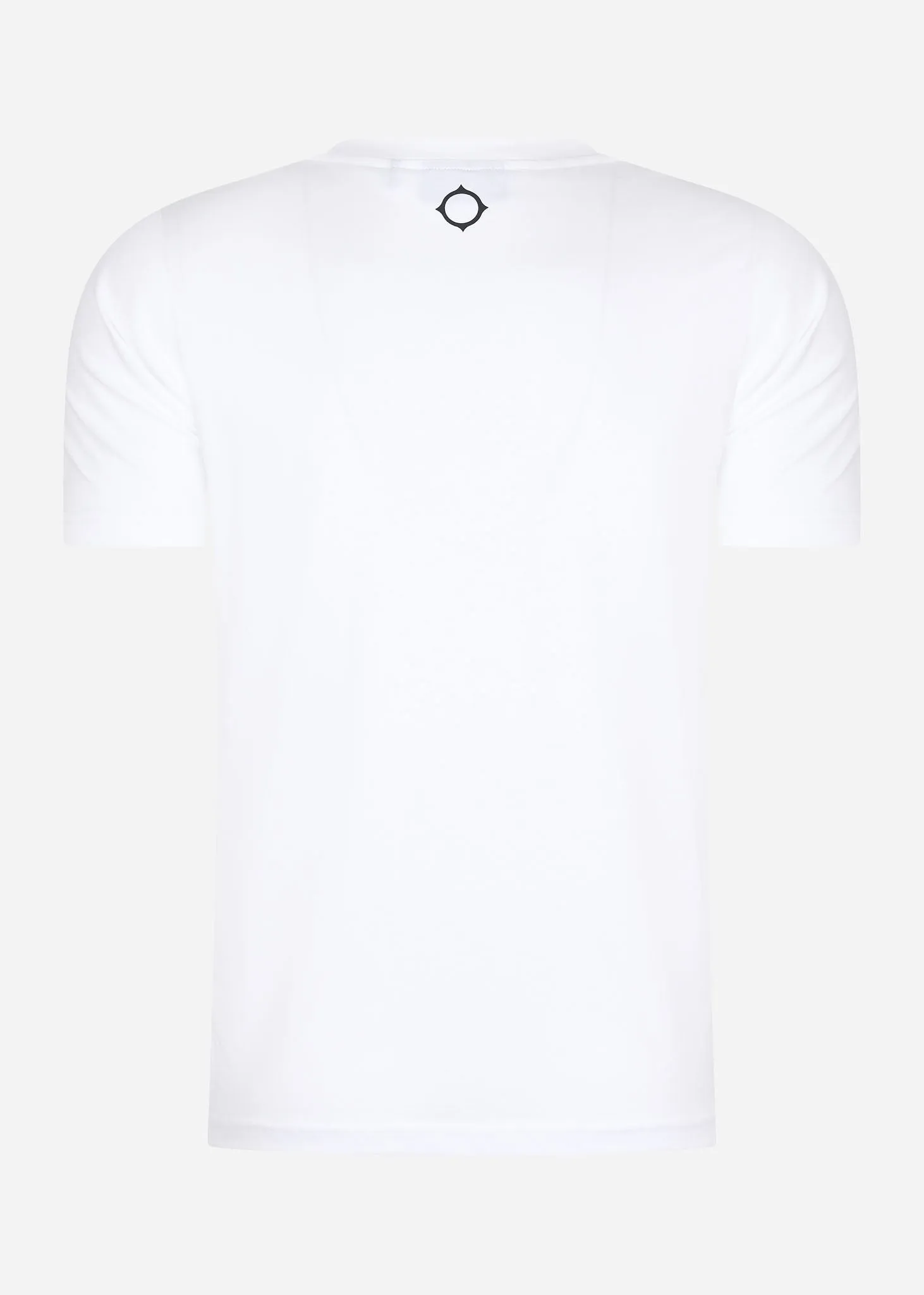 Half body print tee - optic white